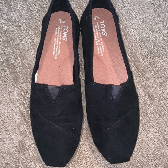 TOMS Alparagata Crepe Black Microfiber - Picture 1 of 5